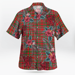 Clan MacAlister Tartan Scottish Lion Hawaiian Shirt BA78 MacAlister Tartan Tartan Hawaii Shirt