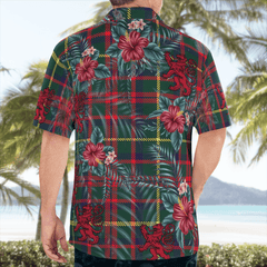 Clan MacKintosh Hunting Modern Tartan Scottish Lion Hawaiian Shirt EP73 MacKintosh Hunting Modern Tartan Tartan Hawaii Shirt