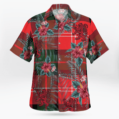 Clan Nesbitt Modern Tartan Scottish Lion Hawaiian Shirt UE12 Nesbitt Modern Tartan Tartan Hawaii Shirt