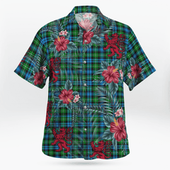 Clan Lammie Tartan Scottish Lion Hawaiian Shirt AU36 Lammie Tartan Tartan Hawaii Shirt