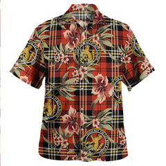 Clan MacPherson of Cluny Red Ancient Tartan Crest Badge Aloha Hawaiian Shirt Tropical Old Style GO45 MacPherson of Cluny Red Ancient Tartan Tartan Today