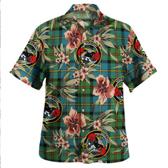 Clan MacLeod of Harris (MacLeod Hunting) Ancient Tartan Crest Badge Aloha Hawaiian Shirt Tropical Old Style US14 MacLeod of Harris (MacLeod Hunting) Ancient Tartan Tartan Today