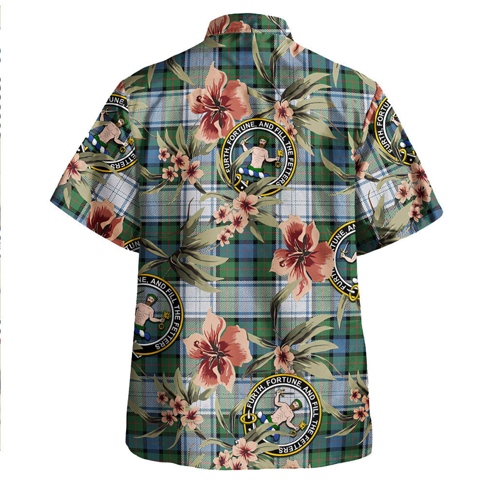 Clan Murray of Atholl Dress (Murray Dress) Ancient Tartan Crest Badge Aloha Hawaiian Shirt Tropical Old Style IH39 Murray of Atholl Dress (Murray Dress) Ancient Tartan Tartan Today