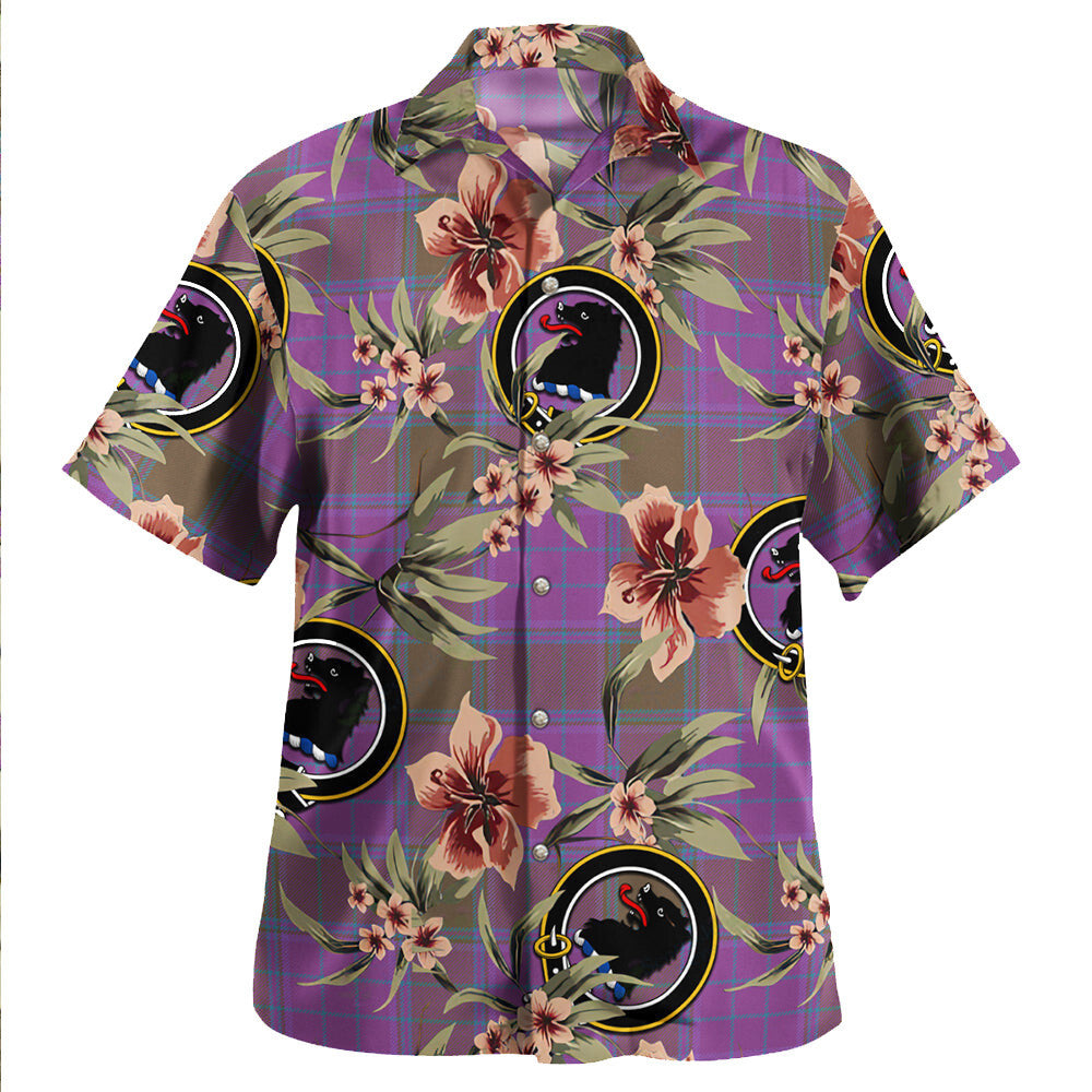 Clan Phillips Ancient Tartan Crest Badge Aloha Hawaiian Shirt Tropical Old Style ZM20 Phillips Ancient Tartan Tartan Today