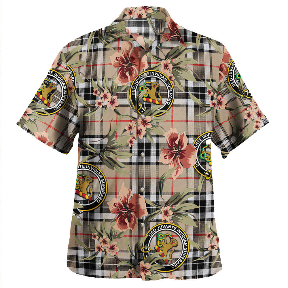 Clan Thomson Camel (MacThomasThompson Camel) Modern Tartan Crest Badge Aloha Hawaiian Shirt Tropical Old Style CK76 Thomson Camel (MacThomasThompson Camel) Modern Tartan Tartan Today