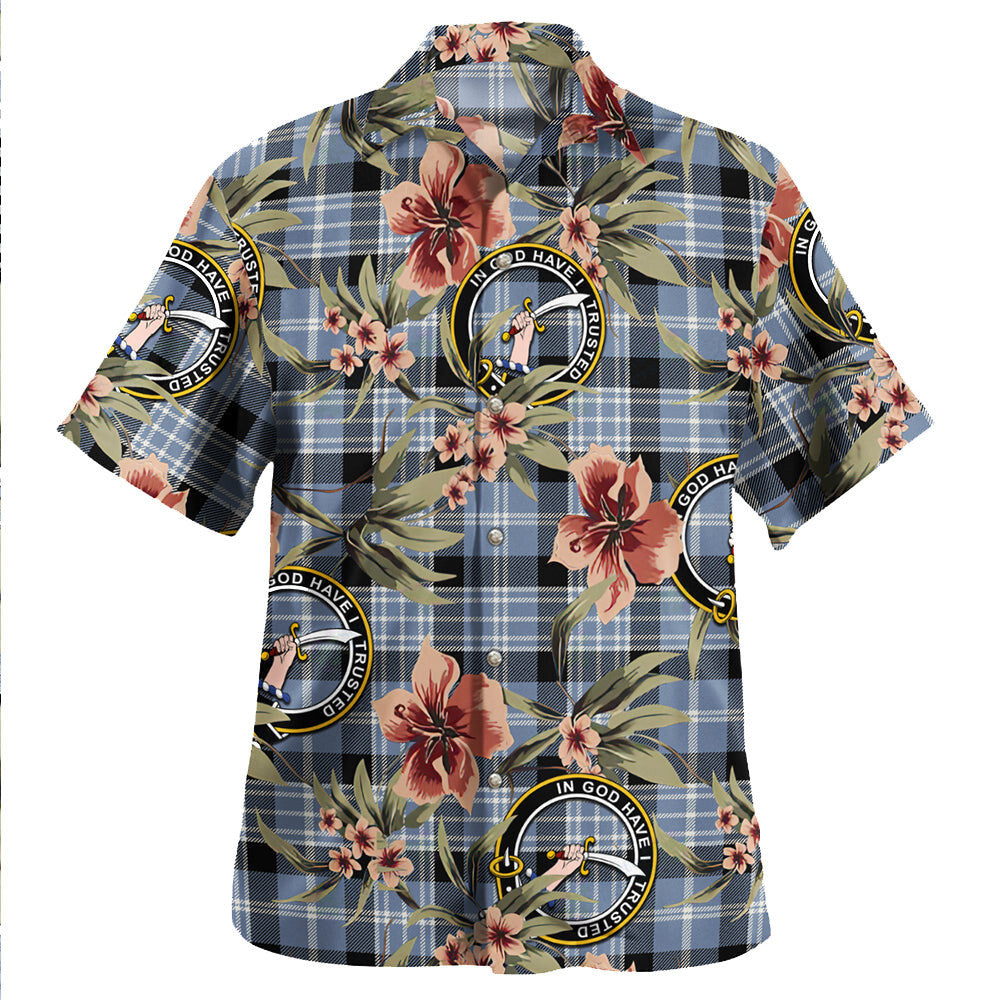 Clark Ancient Tartan Clan Crest Badge Aloha Hawaiian Shirt Tropical Old Style LO51 Clark Ancient Tartan Tartan Today
