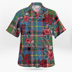 Clan Stirling (of Cadder-Present Chief) Tartan Scottish Lion Hawaiian Shirt VN17 Stirling (of Cadder-Present Chief) Tartan Tartan Hawaii Shirt