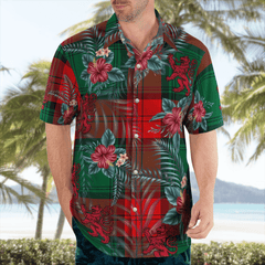 Clan Clan Stewart Atholl Modern Tartan Scottish Lion Hawaiian Shirt GX52 Stewart Atholl Modern Tartan Tartan Hawaii Shirt