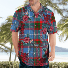 Clan Trotter Tartan Scottish Lion Hawaiian Shirt RP51 Trotter Tartan Tartan Hawaii Shirt