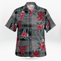 Clan Moffat Modern Tartan Scottish Lion Hawaiian Shirt GK83 Moffat Modern Tartan Tartan Hawaii Shirt