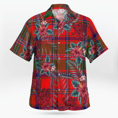 Clan Stewart of Appin Modern Tartan Scottish Lion Hawaiian Shirt EZ43 Stewart of Appin Modern Tartan Tartan Hawaii Shirt