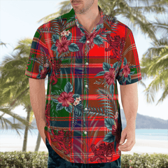 Clan Somerville Modern Tartan Scottish Lion Hawaiian Shirt GU89 Somerville Modern Tartan Tartan Hawaii Shirt