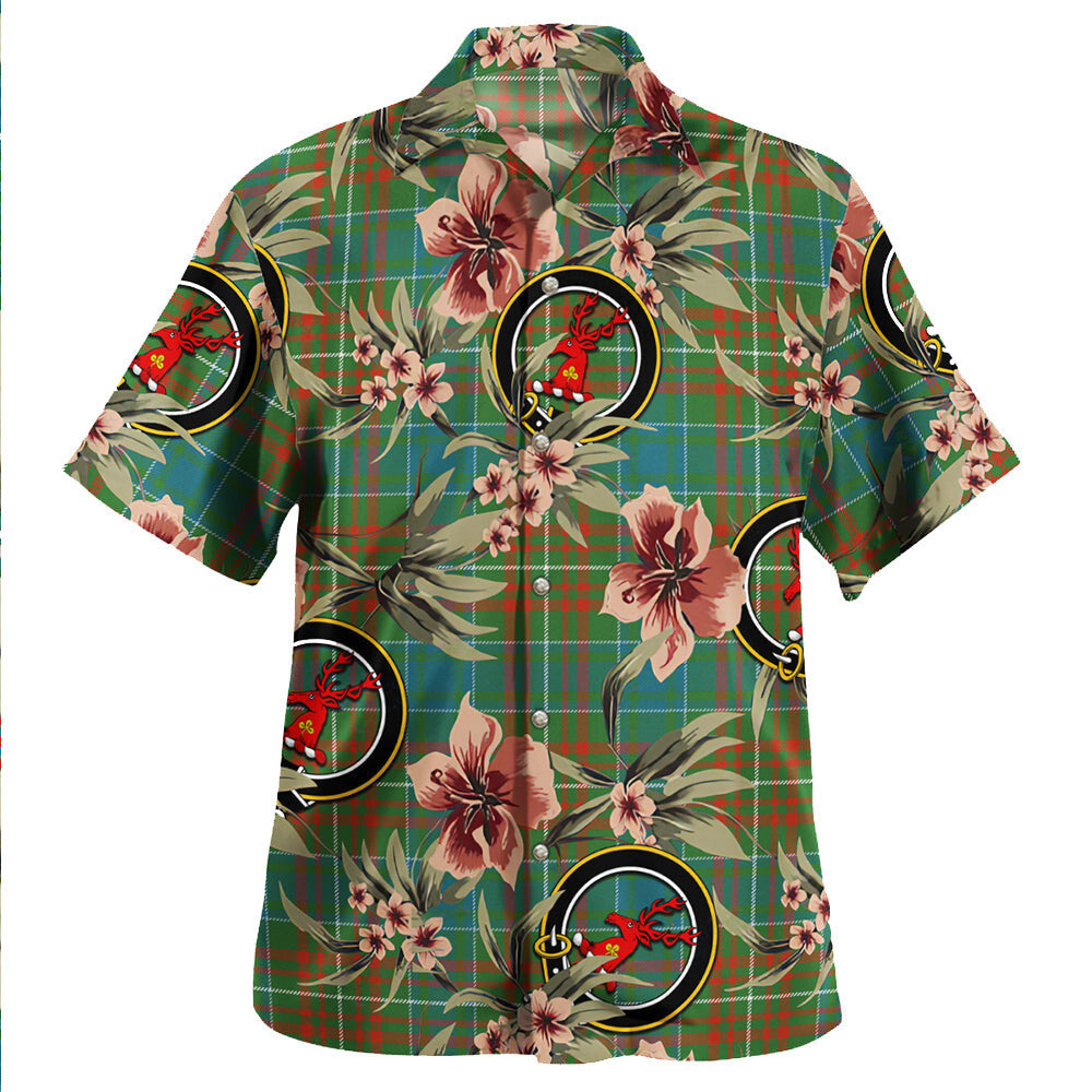 Clan MacConnell Ancient Tartan Crest Badge Aloha Hawaiian Shirt Tropical Old Style HN88 MacConnell Ancient Tartan Tartan Today