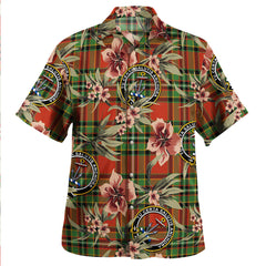 Clan Gillespie Ancient Tartan Crest Badge Aloha Hawaiian Shirt Tropical Old Style ZE61 Gillespie Ancient Tartan Tartan Today