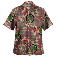 Clan Leighton Weathered Tartan Crest Badge Aloha Hawaiian Shirt Tropical Old Style AZ36 Leighton Weathered Tartan Tartan Today