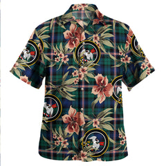 Gammell Modern Tartan Clan Crest Badge Aloha Hawaiian Shirt Tropical Old Style FJ78 Gammell Modern Tartan Tartan Today