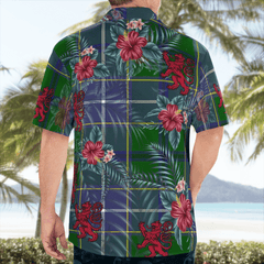 Clan Wishart Hunting Tartan Scottish Lion Hawaiian Shirt VP34 Wishart Hunting Tartan Tartan Hawaii Shirt