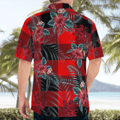 Clan Rob Roy MacGregor Modern Tartan Scottish Lion Hawaiian Shirt AH62 Rob Roy MacGregor Modern Tartan Tartan Hawaii Shirt