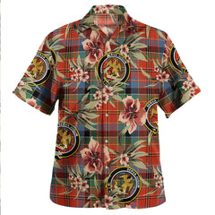 Hay and Leith Ancient Tartan Clan Crest Badge Aloha Hawaiian Shirt Tropical Old Style TR76 Hay and Leith Ancient Tartan Tartan Today