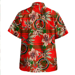 Clan Darroch Tartan Crest Badge Aloha Hawaiian Shirt Tropical Old Style YA32 Darroch Tartan Tartan Today