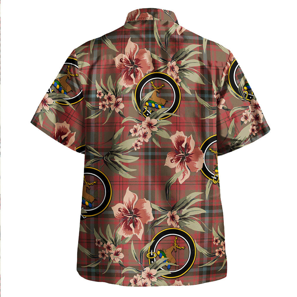 Fulton 1999 Weathered Tartan Clan Crest Badge Aloha Hawaiian Shirt Tropical Old Style NB50 Fulton 1999 Weathered Tartan Tartan Today