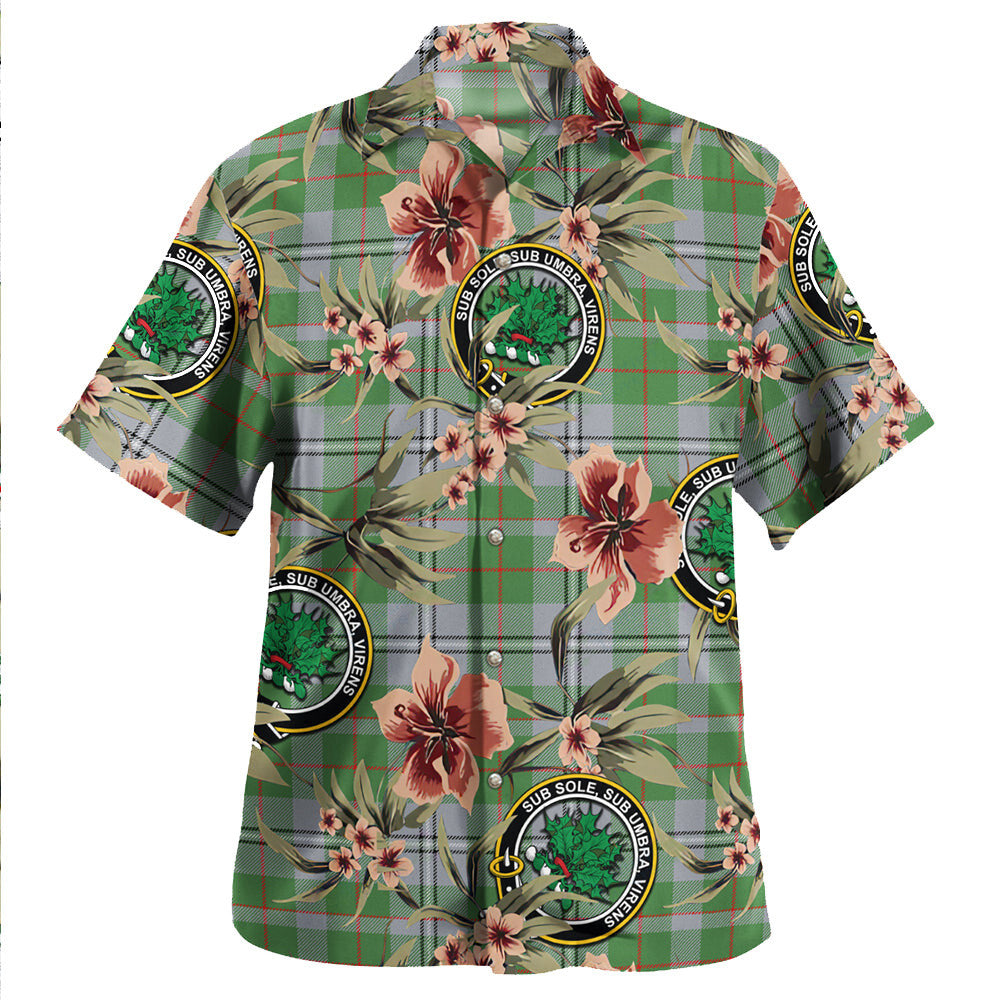 Clan Irvine of Glentulchan Modern Tartan Crest Badge Aloha Hawaiian Shirt Tropical Old Style XO41 Irvine of Glentulchan Modern Tartan Tartan Today