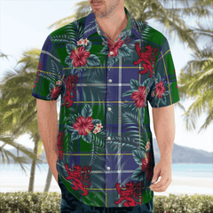 Clan Wishart Hunting Tartan Scottish Lion Hawaiian Shirt VP34 Wishart Hunting Tartan Tartan Hawaii Shirt