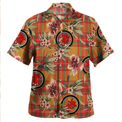 Clan MacBrair Modern Tartan Crest Badge Aloha Hawaiian Shirt Tropical Old Style CR51 MacBrair Modern Tartan Tartan Today