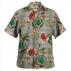 Clan Irvine of Glentulchan Weathered Tartan Crest Badge Aloha Hawaiian Shirt Tropical Old Style NE61 Irvine of Glentulchan Weathered Tartan Tartan Today