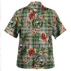 Clan Craig (Craigie) Ancient Tartan Crest Badge Aloha Hawaiian Shirt Tropical Old Style MY17 Craig (Craigie) Ancient Tartan Tartan Today