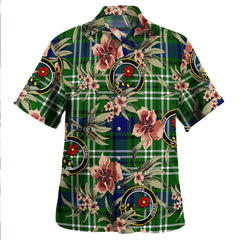Clan Learmonth Tartan Crest Badge Aloha Hawaiian Shirt Tropical Old Style JG31 Learmonth Tartan Tartan Today