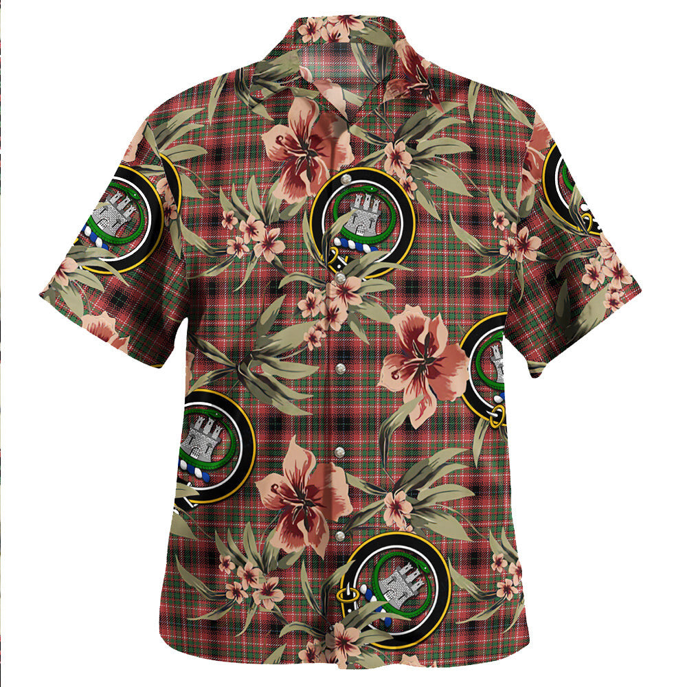 Clan Innes of Cowie Modern Tartan Crest Badge Aloha Hawaiian Shirt Tropical Old Style UV97 Innes of Cowie Modern Tartan Tartan Today
