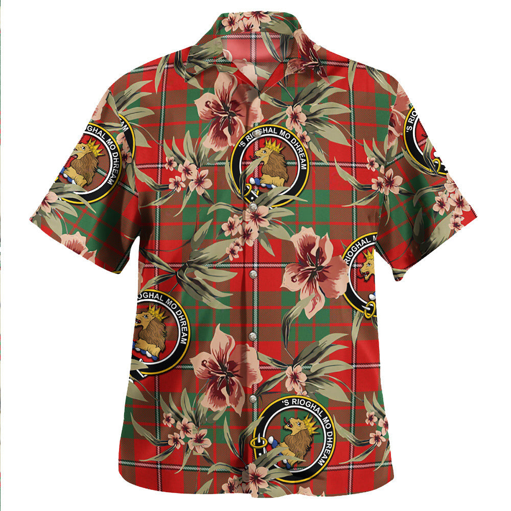 Clan MacGregor of Balquhidder (Gregor of Balquhidder) Modern Tartan Crest Badge Aloha Hawaiian Shirt Tropical Old Style RE66 MacGregor of Balquhidder (Gregor of Balquhidder) Modern Tartan Tartan Today