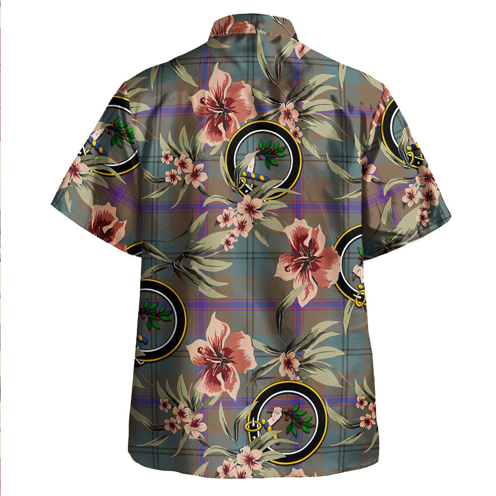 Clan Laurie Weathered Tartan Crest Badge Aloha Hawaiian Shirt Tropical Old Style GS88 Laurie Weathered Tartan Tartan Today