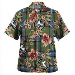 Clan Cochrane (Cochran) Ancient Tartan Crest Badge Aloha Hawaiian Shirt Tropical Old Style NN16 Cochrane (Cochran) Ancient Tartan Tartan Today