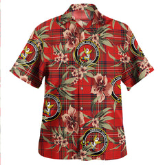 Clan Stewart of Rothesay Modern Tartan Crest Badge Aloha Hawaiian Shirt Tropical Old Style VT45 Stewart of Rothesay Modern Tartan Tartan Today