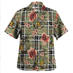 Clan Thomson Camel (MacThomasThompson Camel) Ancient Tartan Crest Badge Aloha Hawaiian Shirt Tropical Old Style KK92 Thomson Camel (MacThomasThompson Camel) Ancient Tartan Tartan Today
