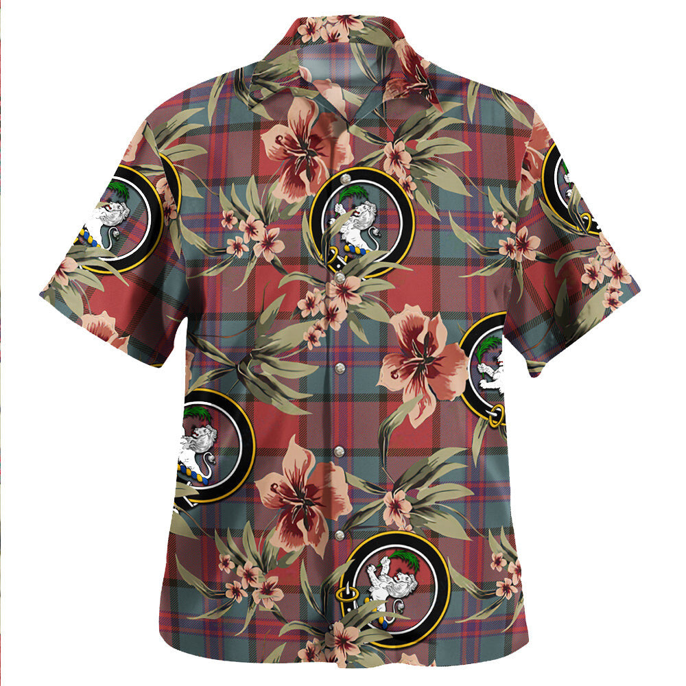 Clan Plummer Weathered Tartan Crest Badge Aloha Hawaiian Shirt Tropical Old Style ZR11 Plummer Weathered Tartan Tartan Today