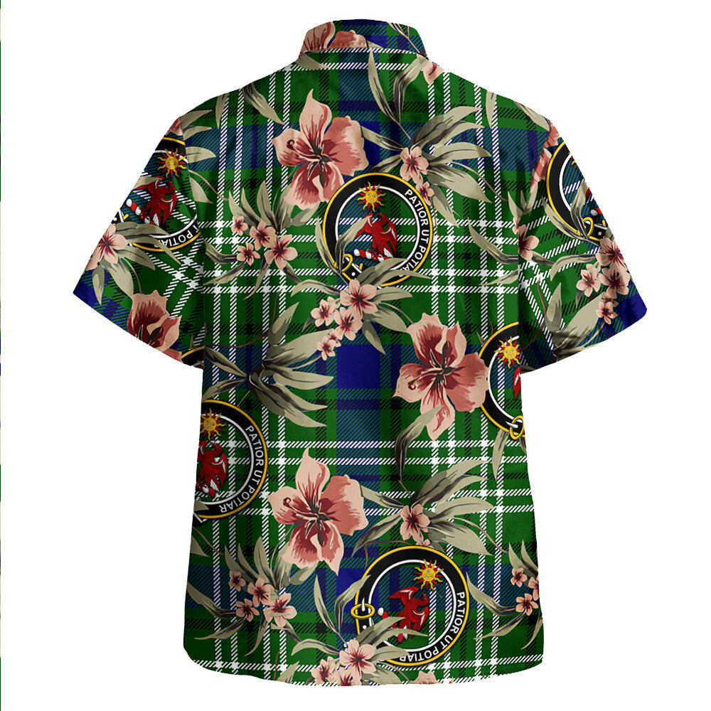Clan Spottiswood Tartan Crest Badge Aloha Hawaiian Shirt Tropical Old Style GO65 Spottiswood Tartan Tartan Today