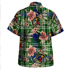 Clan Spottiswood Tartan Crest Badge Aloha Hawaiian Shirt Tropical Old Style GO65 Spottiswood Tartan Tartan Today