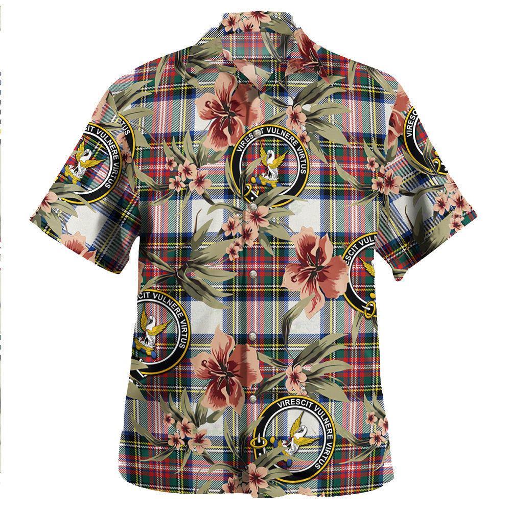 Clan Stewart Dress Modern Tartan Crest Badge Aloha Hawaiian Shirt Tropical Old Style TW76 Stewart Dress Modern Tartan Tartan Today