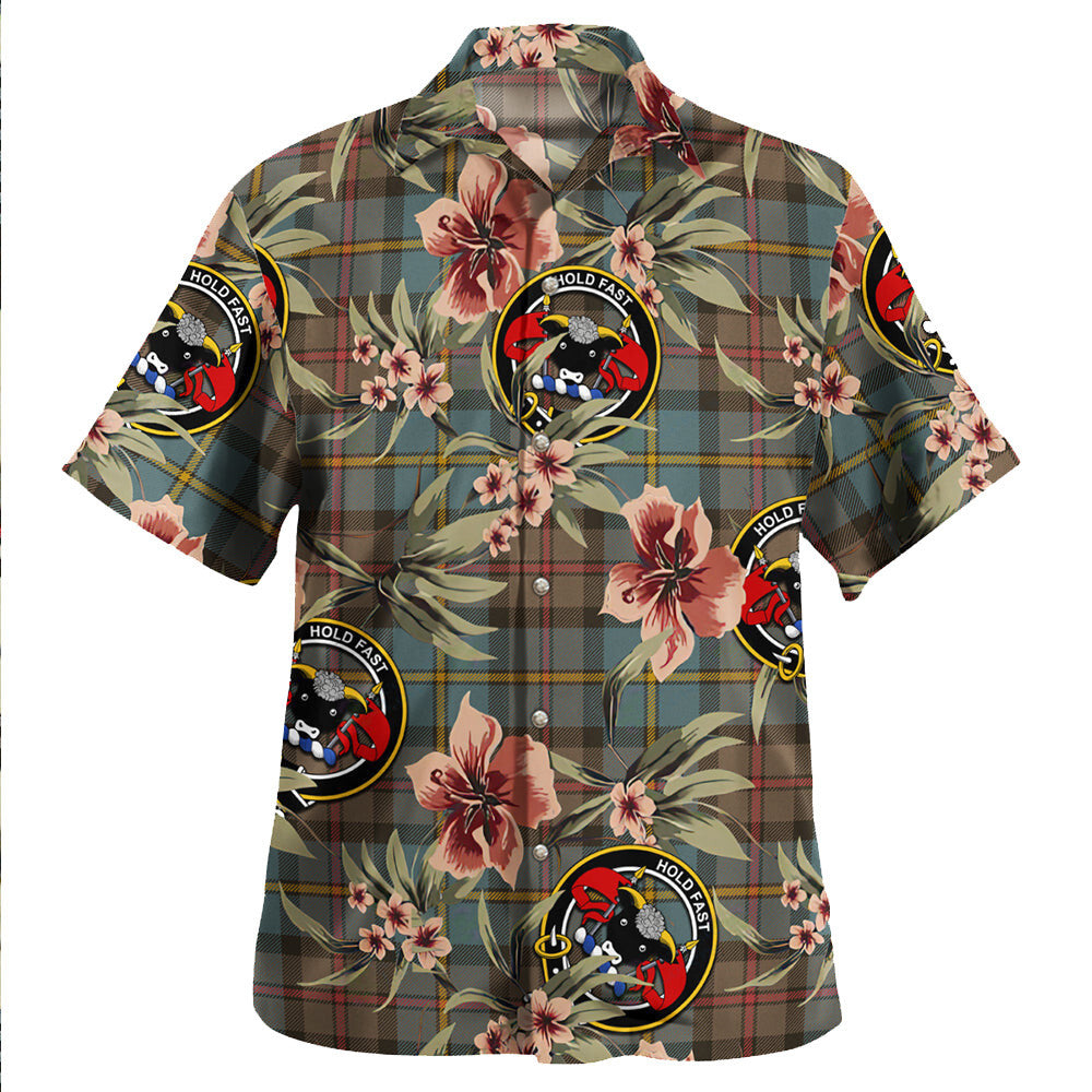 Clan MacLeod of Harris (MacLeod Hunting) Weathered Tartan Crest Badge Aloha Hawaiian Shirt Tropical Old Style SE32 MacLeod of Harris (MacLeod Hunting) Weathered Tartan Tartan Today