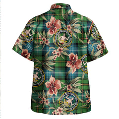 Clan Urquhart Ancient Tartan Crest Badge Aloha Hawaiian Shirt Tropical Old Style BU35 Urquhart Ancient Tartan Tartan Today
