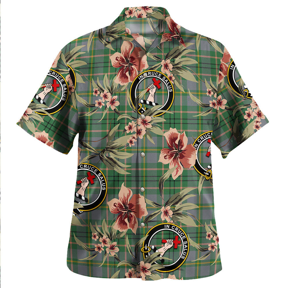 Clan Taylor Weathered Tartan Crest Badge Aloha Hawaiian Shirt Tropical Old Style QH47 Taylor Weathered Tartan Tartan Today