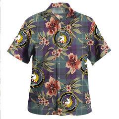 Clan Oliphant Weathered Tartan Crest Badge Aloha Hawaiian Shirt Tropical Old Style FW20 Oliphant Weathered Tartan Tartan Today