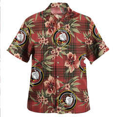 Clan Wemyss Weathered Tartan Crest Badge Aloha Hawaiian Shirt Tropical Old Style LV49 Wemyss Weathered Tartan Tartan Today