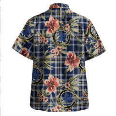 Clan Ochterlony (Auchterlony) Modern Tartan Crest Badge Aloha Hawaiian Shirt Tropical Old Style AY49 Ochterlony (Auchterlony) Modern Tartan Tartan Today