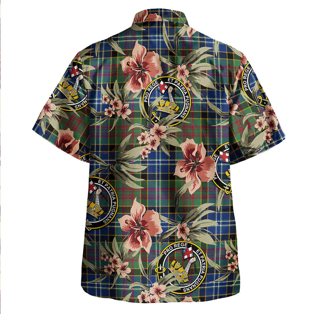 Clan Paisley Drennan (Drennan Drennan) Modern Tartan Crest Badge Aloha Hawaiian Shirt Tropical Old Style RD25 Paisley Drennan (Drennan Drennan) Modern Tartan Tartan Today