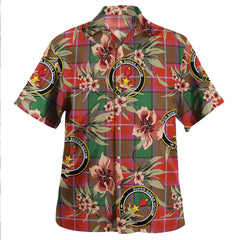 Clan Rattray Ancient Tartan Crest Badge Aloha Hawaiian Shirt Tropical Old Style PL90 Rattray Ancient Tartan Tartan Today