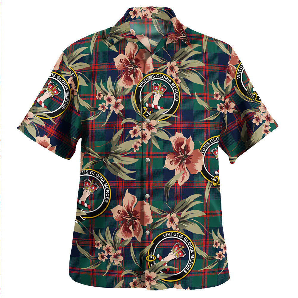 Clan Robertson of Struan Modern Tartan Crest Badge Aloha Hawaiian Shirt Tropical Old Style FR48 Robertson of Struan Modern Tartan Tartan Today
